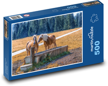 Tyrol - konie Puzzle 500 elementów - 46x30 cm