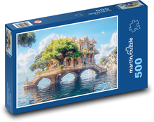 Dom v mori Puzzle 500 dielikov - 46 x 30 cm