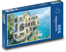 Vila na skale Puzzle 500 dielikov - 46 x 30 cm 