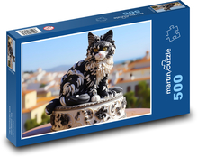 Mačka - torta, čokoláda Puzzle 500 dielikov - 46 x 30 cm