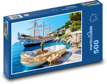 Loď - gauč Puzzle 500 dílků - 46 x 30 cm
