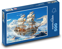 Plachetnice Puzzle 500 dielikov - 46 x 30 cm 
