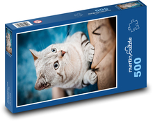 Cat - Pet Puzzle of 500 pieces - 46 x 30 cm 