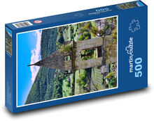 Kostol - zvonica Puzzle 500 dielikov - 46 x 30 cm