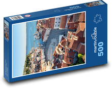 Piran - Slowenien, Stadtküste Puzzle 500 Teile - 46 x 30 cm