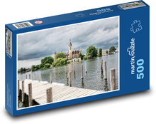 Schwerin - Nemecko, jazero Puzzle 500 dielikov - 46 x 30 cm 