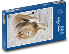 Lion Puzzle of 500 pieces - 46 x 30 cm