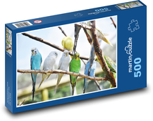 Papugi - ptaki Puzzle 500 elementów - 46x30 cm