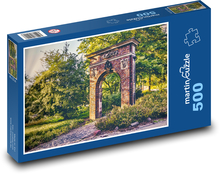 Park - brama Puzzle 500 elementów - 46x30 cm