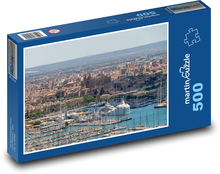 Palma de Mallorca - prístav Puzzle 500 dielikov - 46 x 30 cm 