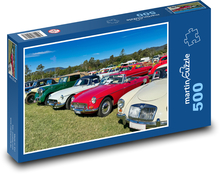 Klasická auta Puzzle 500 dílků - 46 x 30 cm
