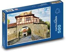 Medieval Gate Puzzle of 500 pieces - 46 x 30 cm 