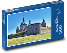 Zamek średniowieczny Puzzle 500 elementów - 46x30 cm