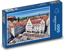 Estonsko - náměstí Puzzle 500 dílků - 46 x 30 cm