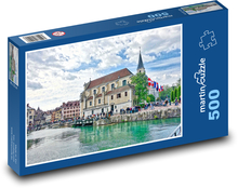 Cathedral - Annecy in France Puzzle of 500 pieces - 46 x 30 cm 