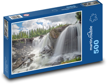 Sweden - waterfall Puzzle of 500 pieces - 46 x 30 cm 