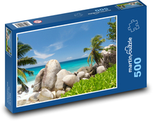 Seychelles - beach Puzzle of 500 pieces - 46 x 30 cm