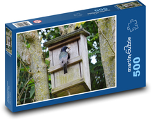 Vtáčia búdka - vták Puzzle 500 dielikov - 46 x 30 cm 