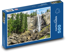 Yosemite National Park Waterfall Puzzle of 500 pieces - 46 x 30 cm 