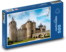 Carcassonne - Francie, hrad Puzzle 500 dílků - 46 x 30 cm