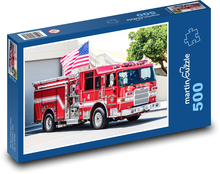Fire truck Puzzle of 500 pieces - 46 x 30 cm