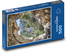 Hory - turistika, jaskyne Puzzle 500 dielikov - 46 x 30 cm 