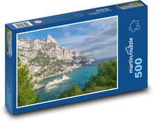 Morze - wybrzeże Puzzle 500 elementów - 46x30 cm