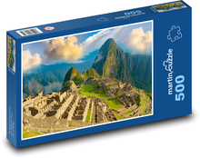 Berge - Sonnenuntergang, Machu Picchu Puzzle 500 Teile - 46 x 30 cm