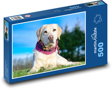 Pes - domáce zviera Puzzle 500 dielikov - 46 x 30 cm 