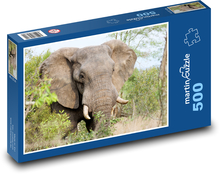 Elephant - Africa Puzzle of 500 pieces - 46 x 30 cm 