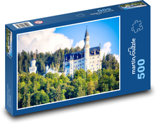 Zamek - Neuschwanstein, Bawaria Puzzle 500 elementów - 46x30 cm