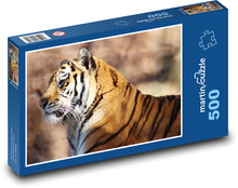 Tygrys - Duży Kot Puzzle 500 elementów - 46x30 cm
