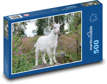 Weiße Ziege Puzzle 500 Teile - 46 x 30 cm
