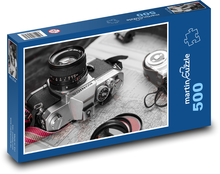 Podróże - kamera Puzzle 500 elementów - 46x30 cm