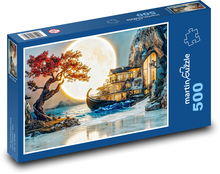 Fantázia - krajina Puzzle 500 dielikov - 46 x 30 cm 