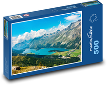 Switzerland - Alps Puzzle of 500 pieces - 46 x 30 cm 