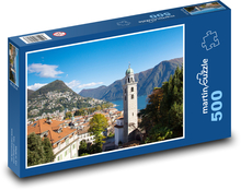 Lugano - Švajčiarsko Puzzle 500 dielikov - 46 x 30 cm 