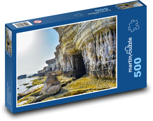 Skalné útvary - pobrežie Puzzle 500 dielikov - 46 x 30 cm 