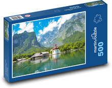 Monastery - Lake Königssee, Germany Puzzle of 500 pieces - 46 x 30 cm 