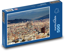Barcelona - Spain Puzzle of 500 pieces - 46 x 30 cm 
