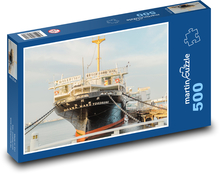 statek towarowy Puzzle 500 elementów - 46x30 cm