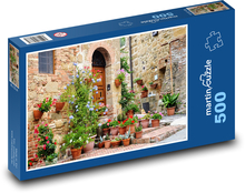 Toskania - Kwiaty Puzzle 500 elementów - 46x30 cm