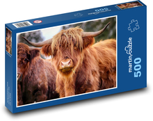 Zvieratá - rohy Puzzle 500 dielikov - 46 x 30 cm 