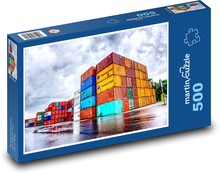 Frachtcontainer Puzzle 500 Teile - 46 x 30 cm