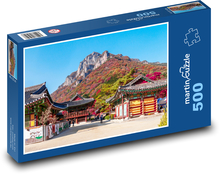 Świątynia - Korea Puzzle 500 elementów - 46x30 cm