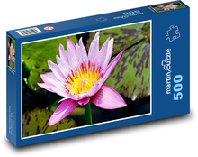 Kwiat - lilia wodna Puzzle 500 elementów - 46x30 cm