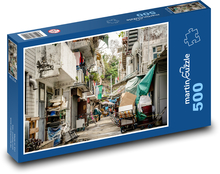 Hongkong - Straßen Puzzle 500 Teile - 46 x 30 cm