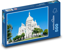 Bazilika Sacré-Coeur Paříž - Francie Puzzle 500 dílků - 46 x 30 cm