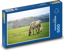 Kôň - lúka Puzzle 500 dielikov - 46 x 30 cm 