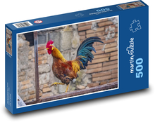 Poultry - Rooster Puzzle of 500 pieces - 46 x 30 cm 